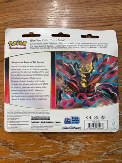Pokemon TCG Sword & Shield Lost Origin 3 Pack Blister Regigigas Brand New/Sealed - Image 2