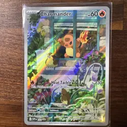 Charmander #44 SVP Black Star Promo Illustration Rare IR Full Art Pokemon TCG NM - Image 1