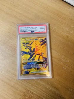 PSA 10 GEM MINT Pokemon Pikachu & Zekrom GX Black Star Promos GX SM248 - Image 1