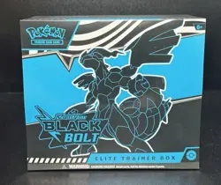 Pokemon Scarlet and Violet Black Bolt Elite Trainer Box ETB SEALED - Image 1