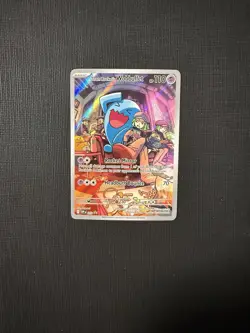 Team Rocket's Wobbuffet 203 Holo Promo Scarlet & Violet Promo Pokemon NM - Image 1