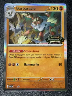 Barbaracle MEP 065 Prerelease Stamped Promo - Pokemon TCG: Perfect Order - LP - Image 1
