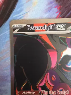 Fezandipiti ex - 092/064 Shrouded Fable Special Illustration Pokemon - NM - Image 2