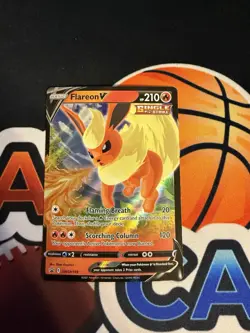 Flareon V SWSH149 Black Star Promo Pokemon TCG Sword & Shield Promo NM - Image 1