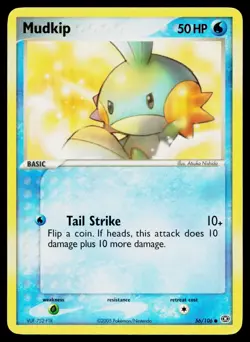 Mudkip 56/106 Common Emerald Pokemon Near Mint - Image 1