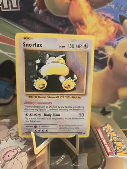 Pokemon TCG Snorlax XY179 Black Star Promo Holo - Image 1
