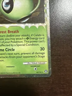 Celebi 92/102 Prime Pokemon TCG Triumphant MP - Image 4