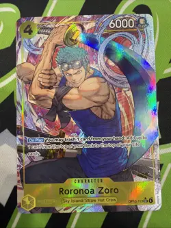 One Piece TCG Roronoa Zoro Alt Art OP15-113 - Image 1