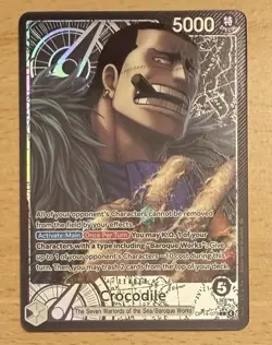 One Piece TCG Crocodile Alt Art Leader OP14-079 The Azure Sea’s Seven English - Image 1