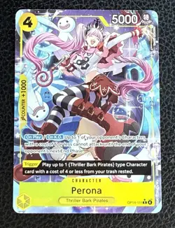 One Piece - The Azure Sea's Seven Perona OP14-111 Alternate Art - Image 2
