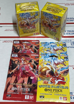 One Piece TCG Bundle OP15 Double Pack DP-10 EB03 One Piece Heroines Booster x8 - Image 1