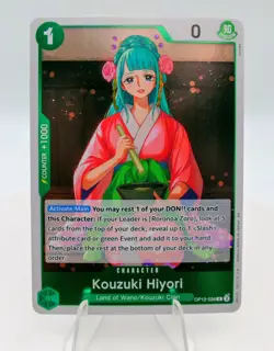Kouzuki Hiyori OP12-028 R Legacy of the Master One Piece TCG 2025 - Image 1