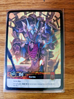 World of Warcraft TCG: Timewalkers Sen'jin Foil Hero Card - Image 2