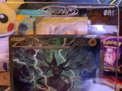 NM-Mint Zekrom ex - 166/086 - Special Illustration Rare Pokemon Black Bolt - Image 3