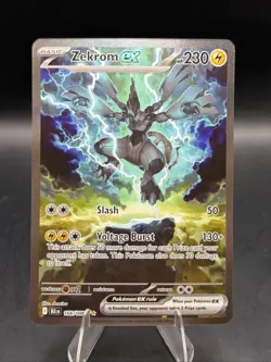 Zekrom ex 166/086 Sv: Black Bolt Holo Pokemon TCG NM Mint - Image 1