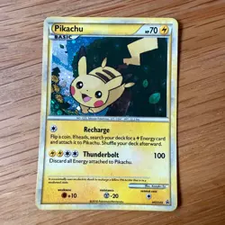 Pokemon TCG Pikachu HGSS03 Holo Card Black Star Promo - Image 1