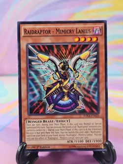 Yu-Gi-Oh TCG Card | Raidraptor - Mimicry Lanius WIRA-EN020 First Edition - Image 1