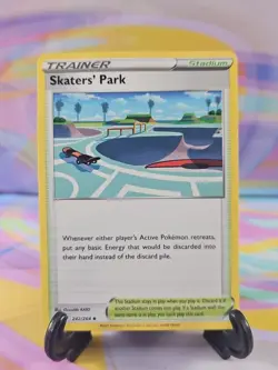 Pokemon TCG Fusion Strike Card | Skater's Park 242/264 Uncommon - Image 1