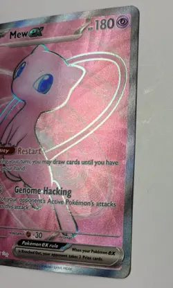 Pokemon TCG Mew EX 193/165 Ultra Rare Full Art Holo Card - Image 3