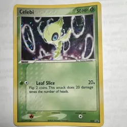 Pokemon TCG Celebi 029 Nintendo Promo Holo Basic 50 HP Leaf Slice English 1 card - Image 4