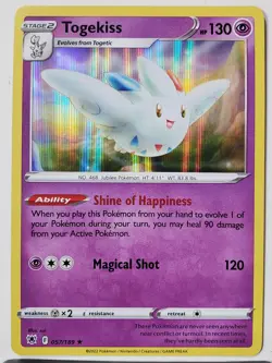 HOLO Togekiss 057/189 NM - Astral Radiance Pokemon Card $2 Combined Ship Sui Art - Image 1