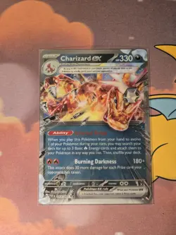 JUMBO Lenticular Charizard Ex 54/91 Pokemon TCG Box Exclusive Card - Image 1