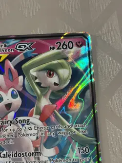 Pokemon TCG - Gardevoir & Sylveon GX Holo Card 130/214 Tag Team Unbroken Bonds - Image 3