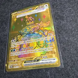 Terapagos ex 180/131 Prismatic Evolutions Gold Hyper Rare Pokemon Card 180/131 - Image 2