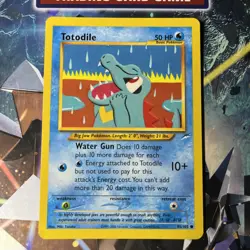 TOTODILE - 85/105 - Neo Destiny - Common - Pokemon Card - NM/M - Image 2