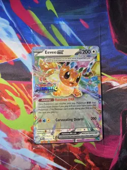 Pokemon TCG Eevee ex - 075/131 (Prismatic Evolutions Stamp) Promo Card SEALED - Image 1