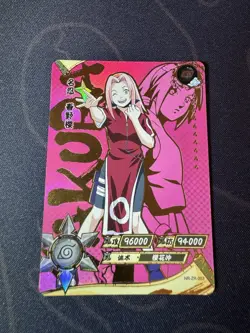 Kayou NARUTO Ultra Rare Foil Full Art Card TCG CCG NR-ZR-003 Sakura Haruno - Image 1