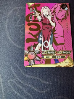 Kayou NARUTO Ultra Rare Foil Full Art Card TCG CCG NR-ZR-003 Sakura Haruno - Image 4