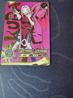 Kayou NARUTO Ultra Rare Foil Full Art Card TCG CCG NR-ZR-003 Sakura Haruno - Image 5
