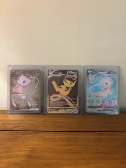 Pokemon Mew Card Lot: Mew ex Gold [METAL], Mew VMAX, Mew V - Image 1