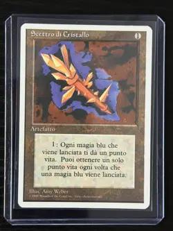 Magic MTG Italian Revised Crystal Rod Artist Proof Near Mint - Only 50 Exist! - Image 3