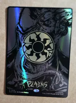 MTG Venom Secret Lair Raised Foil Mana Symbiote Set Spider Man (5 Cards) SLD - Image 2