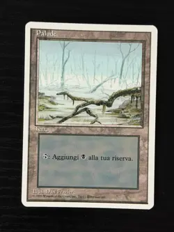 Magic MTG Italian Revised Swamp Artist Proof Near Mint - Only 50 Exist! - Image 1