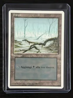 Magic MTG Italian Revised Swamp Artist Proof Near Mint - Only 50 Exist! - Image 3