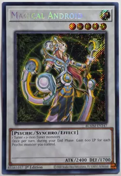 Yugioh Magical Android BLMM-EN147 Secret Rare 1st Edition - Image 1