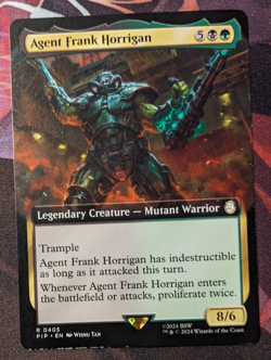 MTG Agent Frank Horrigan (Extended Art) - Fallout Regular 405 LP - Image 1