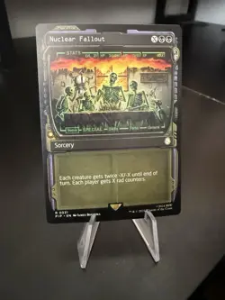 Nuclear Fallout Showcase Regular x1 Universes Beyond Fallout MTG LP/NM - Image 1