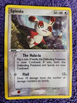 Spinda 48/101 Hidden Legends Reverse Holo Pokemon *NICE* - Image 1