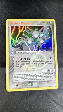 2005 Pokemon Holon's Magneton 22/113 EX Delta Species Reverse Holo Rare - Image 1