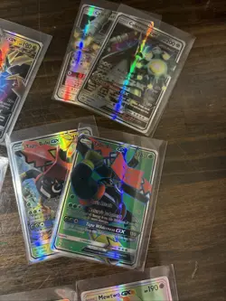 Lot Of 65+ Pokemon CUSTOM ART CARDS Vinyl Charizard Blastoise Mewtwo Muk Eevee - Image 5