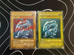 YuGiOh Blue Eyes White Dragon SDK-001 FADED Misprint Ultra Rare - Image 3