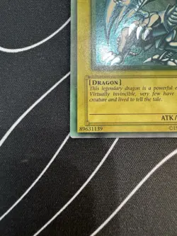 YuGiOh Blue Eyes White Dragon SDK-001 FADED Misprint Ultra Rare - Image 4
