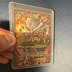 Pokemon M Mewtwo EX Mega 160/162 Holo Psychic 210 HP TCG Card English - Image 3