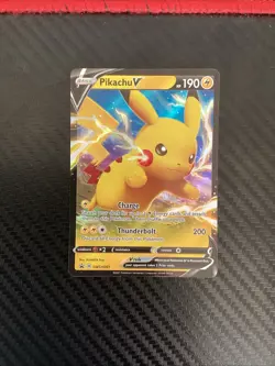 Pikachu V Black Star Promo SWSH061 Sword & Shield Promo Pokemon 2021 NM - Image 1