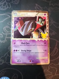 Dragapult (Prime) SWSH132 Celebrations Black Star Promo Pokemon TCG Card - Image 2