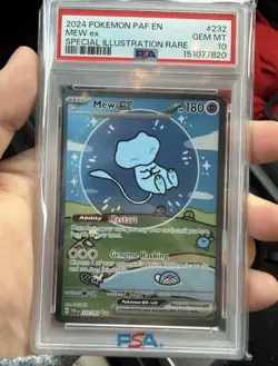Pokemon Mew EX Bubble Mew PSA 10 Gem Mint 232/091 - Image 1